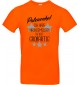 Kinder-Shirt Typo Patenonkel ich habe nachgemessen du bist Großartig, Familie, orange, 104