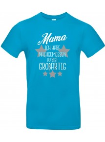 Kinder-Shirt Typo Mama ich habe nachgemessen du bist Großartig, Familie, atoll, 104