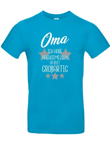 Kinder-Shirt Typo Oma ich habe nachgemessen du bist Großartig, Familie, atoll, 104