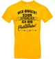 Kinder-Shirt Typo Wer braucht schon Superhelden ich hab mein Patenonkel, Familie, gelb, 104