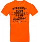 Kinder-Shirt Typo Wer braucht schon Superhelden ich hab mein Patenonkel, Familie, orange, 104