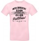 Kinder-Shirt Typo Wer braucht schon Superhelden ich hab mein Patenonkel, Familie, rosa, 104