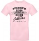 Kinder-Shirt Typo Wer braucht schon Superhelden ich hab meine Schwester, Familie, rosa, 104