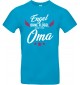 Kinder-Shirt Typo Engel ohne Flügel nennt man Oma, Familie, atoll, 104