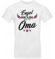 Kinder-Shirt Typo Engel ohne Flügel nennt man Oma, Familie, weiss, 104