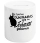 Spardose, Die besten Degumamas sind im Februar geboren Degu Haustier
