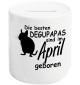 Spardose, Die besten Degupapas sind im April geboren Degu Haustier
