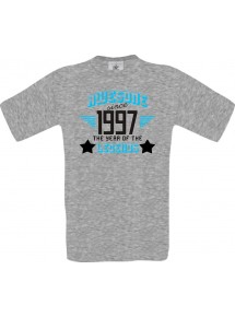 Unisex T-Shirt Awesome since 1997 the Year of the Legends, sportsgrey, Größe L