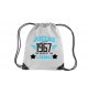 Premium Gymsac Awesome since 1967 the Year of the Legends, silver