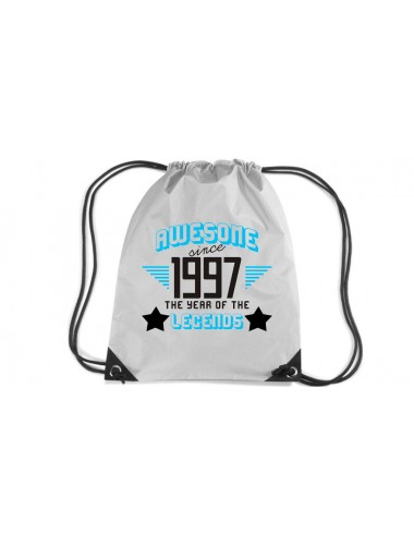 Premium Gymsac Awesome since 1997 the Year of the Legends, silver