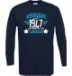 Longshirt Awesome since 1947 the Year of the Legends blau, Größe L