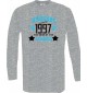 Longshirt Awesome since 1997 the Year of the Legends sportsgrey, Größe L