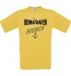 Männer-Shirt Heimathafen Bremen  kult, gelb, Größe L