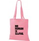 Stoffbeutell no Human is illegal, Flüchtlinge, Bleiberecht  Farbe rosa