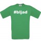 Kinder-Shirt hashtag  bljad Farbe kellygreen, Größe 104