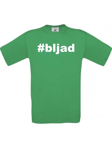Kinder-Shirt hashtag  bljad Farbe kellygreen, Größe 104