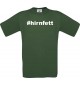 Kinder-Shirt hashtag  hirnfett Farbe dunkelgruen, Größe 104