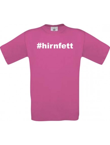 Kinder-Shirt hashtag  hirnfett Farbe pink, Größe 104