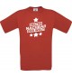 Männer-Shirt bester Nachbar der Welt, rot, Größe L