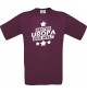 Männer-Shirt bester Uropa der Welt, burgundy, Größe L