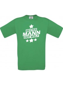 Männer-Shirt bester Mann der Welt, kelly, Größe L