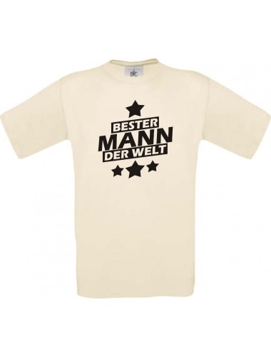 Männer-Shirt bester Mann der Welt, natur, Größe L