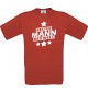 Männer-Shirt bester Mann der Welt, rot, Größe L