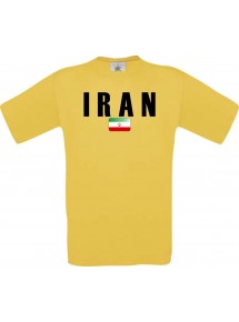 Kinder-Shirt WM Ländershirt Iran, Farbe gelb, Größe 104