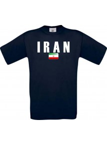 Kinder-Shirt WM Ländershirt Iran, Farbe navy, Größe 104