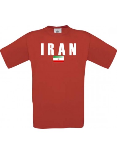 Kinder-Shirt WM Ländershirt Iran, Farbe rot, Größe 104