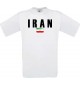 Kinder-Shirt WM Ländershirt Iran, Farbe weiss, Größe 104