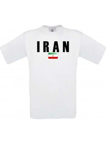 Kinder-Shirt WM Ländershirt Iran, Farbe weiss, Größe 104