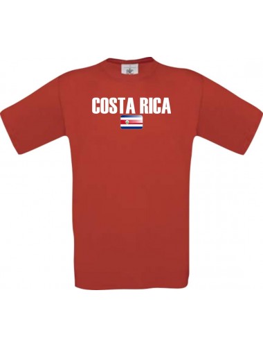 Kinder-Shirt WM Ländershirt Costa Rica, Farbe rot, Größe 104