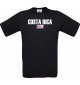 Kinder-Shirt WM Ländershirt Costa Rica, Farbe schwarz, Größe 104