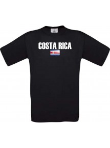 Kinder-Shirt WM Ländershirt Costa Rica, Farbe schwarz, Größe 104