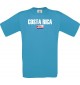 Kinder-Shirt WM Ländershirt Costa Rica, Farbe türkis, Größe 104
