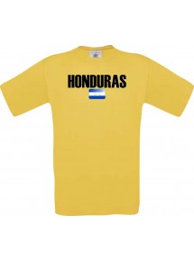 Kinder-Shirt WM Ländershirt Hunduras, Farbe gelb, Größe 104