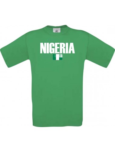 Kinder-Shirt WM Ländershirt Nigeria, Farbe kelly, Größe 104