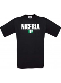 Kinder-Shirt WM Ländershirt Nigeria, Farbe schwarz, Größe 104
