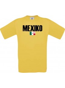 Kinder-Shirt WM Ländershirt Mexico, Farbe gelb, Größe 104