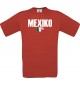 Kinder-Shirt WM Ländershirt Mexico, Farbe rot, Größe 104