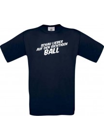 Kinder-Shirt WM, Ländershirt, Schau lieber auf den richtigen Ball, kult, Größe 104-164