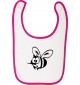 Babylatz Tiere Biene , Farbe rosa