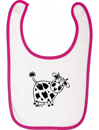 Babylatz Tiere Kuh , Farbe rosa