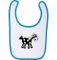 Babylatz Tiere Pferd Pony , Farbe hellblau