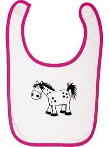 Babylatz Tiere Pferd Pony , Farbe rosa
