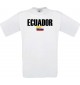 Man T-Shirt Fußball Ländershirt Ecuador, Größe: S- XXXL