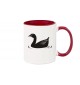 Kaffeepott beidseitig mit Motiv bedruckt Tiere Ente, Duck