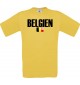 Man T-Shirt Fußball Ländershirt Belgien, Größe: S- XXXL