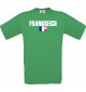 Man T-Shirt Fußball Ländershirt Frankreich, Größe: S- XXXL